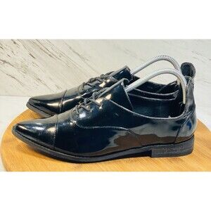 Beau + Ashe Women Metallic Black Dress Shoe Size 9.5